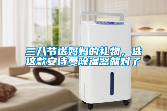 三八節送媽媽的禮物，選這款安詩曼除濕器就對了