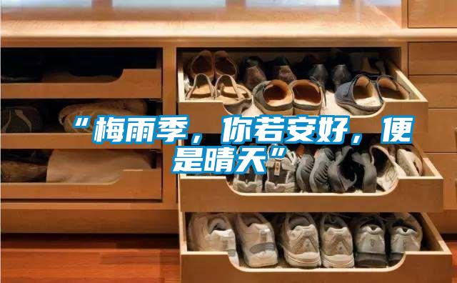 “梅雨季，你若安好，便是晴天”
