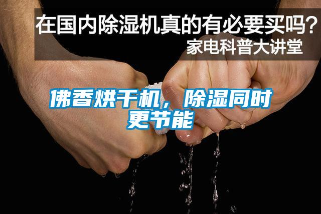 佛香烘干機，除濕同時更節能