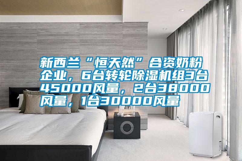新西蘭“恒天然”合資奶粉企業，6臺轉輪除濕機組3臺45000風量，2臺38000風量，1臺30000風量