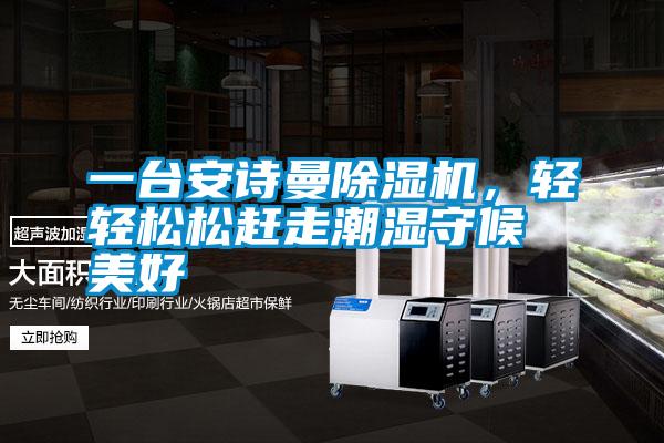 一臺安詩曼除濕機，輕輕松松趕走潮濕守候美好
