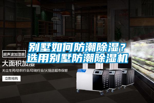別墅如何防潮除濕？選用別墅防潮除濕機