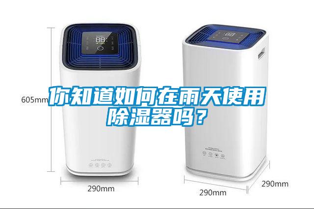 你知道如何在雨天使用除濕器嗎？