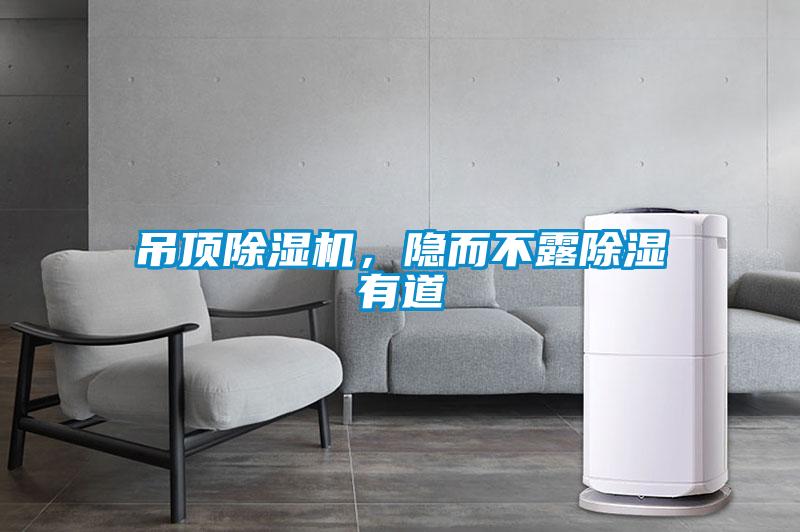吊頂除濕機，隱而不露除濕有道