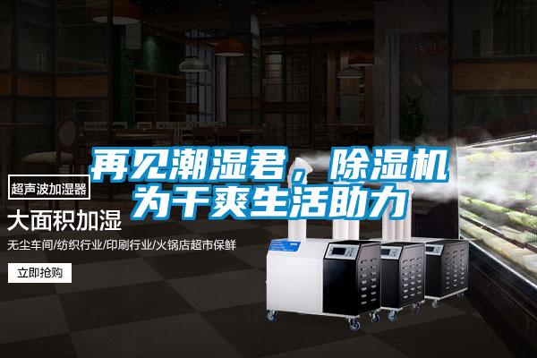 再見潮濕君，除濕機為干爽生活助力