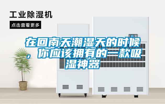 在回南天潮濕天的時候，你應該擁有的一款吸濕神器