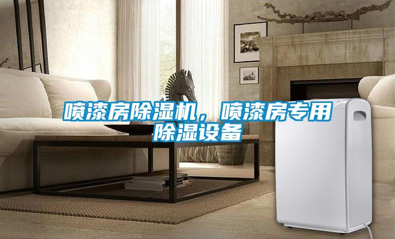 噴漆房除濕機，噴漆房專用除濕設備