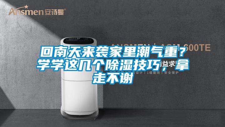回南天來襲家里潮氣重？學學這幾個除濕技巧，拿走不謝