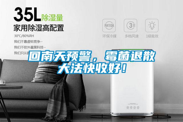 回南天預警，霉菌退散大法快收好！