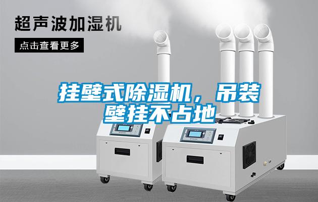 掛壁式除濕機，吊裝壁掛不占地