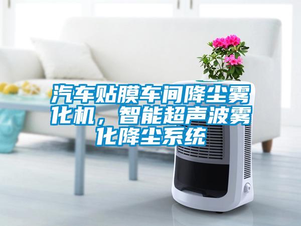 汽車貼膜車間降塵霧化機，智能超聲波霧化降塵系統