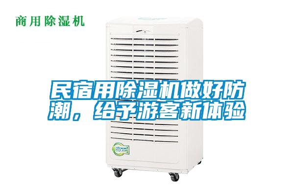 民宿用除濕機做好防潮，給予游客新體驗