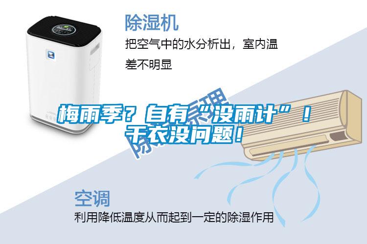 梅雨季？自有“沒雨計”！干衣沒問題！