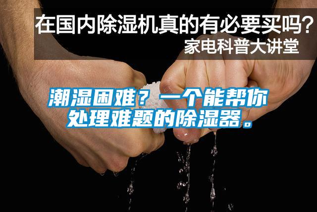 潮濕困難？一個能幫你處理難題的除濕器。