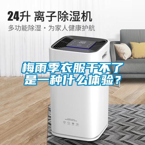 梅雨季衣服干不了是一種什么體驗？