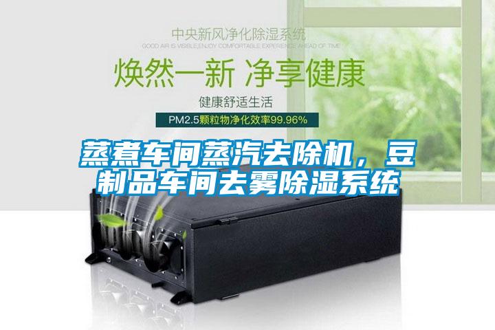 蒸煮車間蒸汽去除機，豆制品車間去霧除濕系統