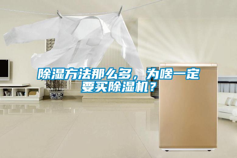 除濕方法那么多，為啥一定要買除濕機？