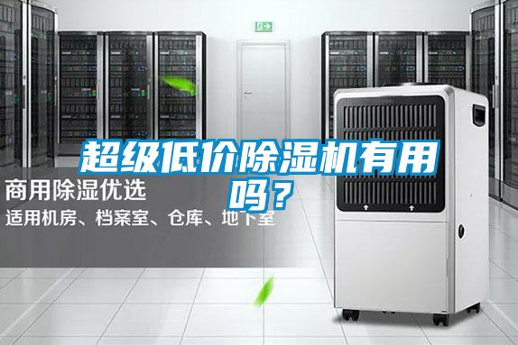 超級低價除濕機有用嗎？