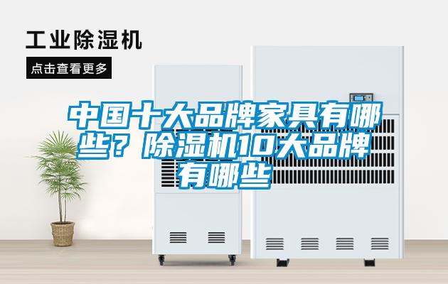 中國十大品牌家具有哪些？除濕機10大品牌有哪些
