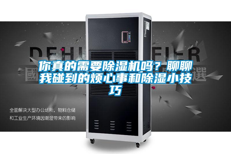 你真的需要除濕機嗎？聊聊我碰到的煩心事和除濕小技巧