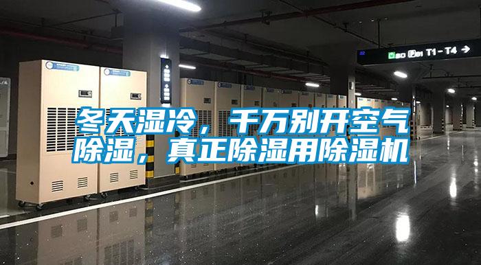 冬天濕冷，千萬別開空氣除濕，真正除濕用除濕機