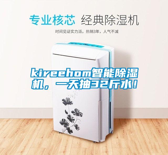 kireehom智能除濕機，一天抽32斤水！