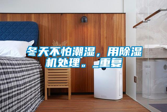 冬天不怕潮濕，用除濕機處理。_重復