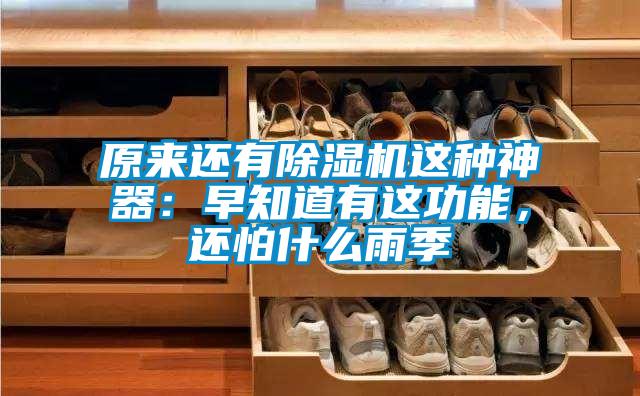 原來還有除濕機這種神器：早知道有這功能，還怕什么雨季
