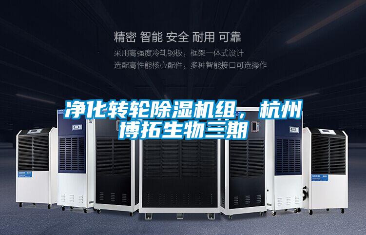 凈化轉輪除濕機組，杭州博拓生物三期