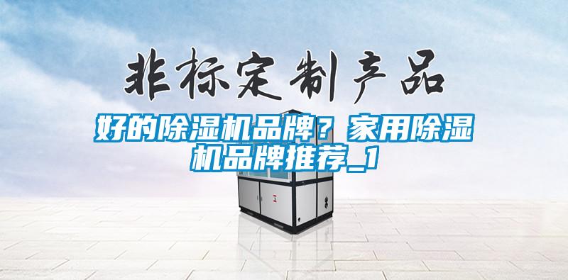 好的除濕機品牌？家用除濕機品牌推薦_1