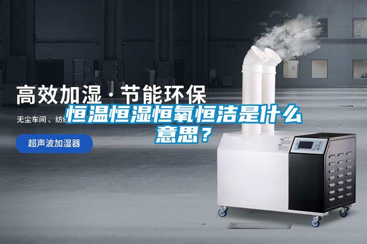 恒溫恒濕恒氧恒潔是什么意思？