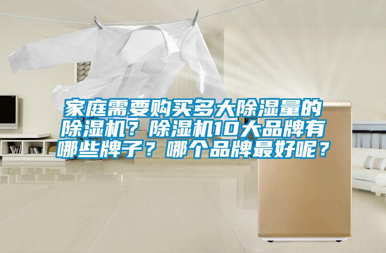 家庭需要購買多大除濕量的除濕機？除濕機10大品牌有哪些牌子？哪個品牌最好呢？
