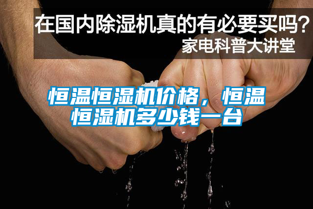 恒溫恒濕機價格，恒溫恒濕機多少錢一臺