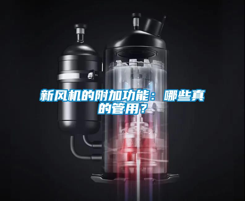 新風機的附加功能：哪些真的管用？