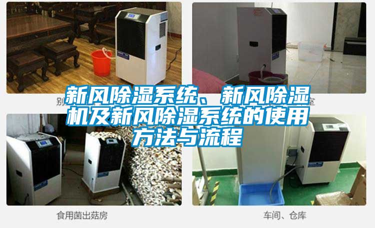 新風除濕系統、新風除濕機及新風除濕系統的使用方法與流程