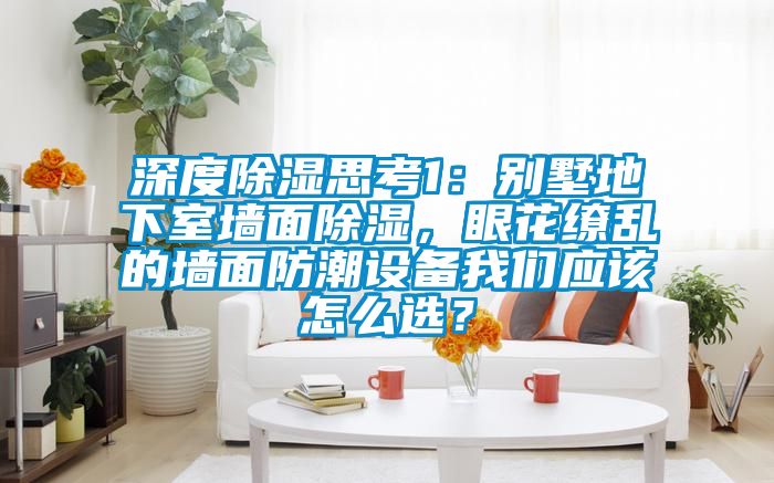 深度除濕思考1：別墅地下室墻面除濕，眼花繚亂的墻面防潮設備我們應該怎么選？