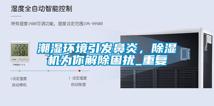潮濕環境引發鼻炎，除濕機為你解除困擾_重復