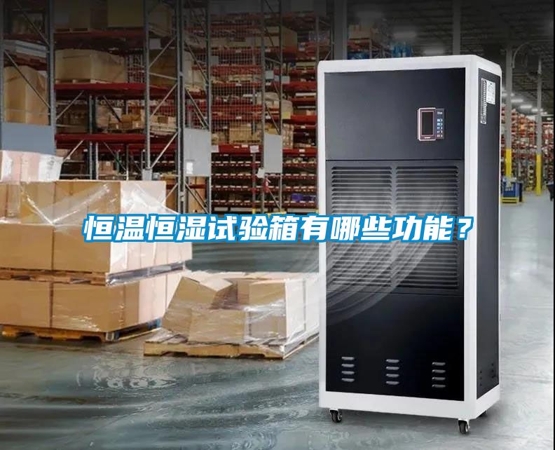 恒溫恒濕試驗箱有哪些功能？