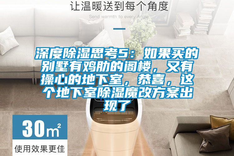 深度除濕思考5：如果買的別墅有雞肋的閣樓，又有操心的地下室，恭喜，這個地下室除濕魔改方案出現了