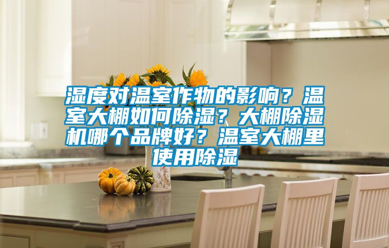 濕度對溫室作物的影響？溫室大棚如何除濕？大棚除濕機哪個品牌好？溫室大棚里使用除濕