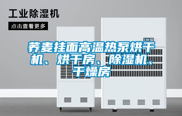 蕎麥掛面高溫熱泵烘干機、烘干房、除濕機、干燥房