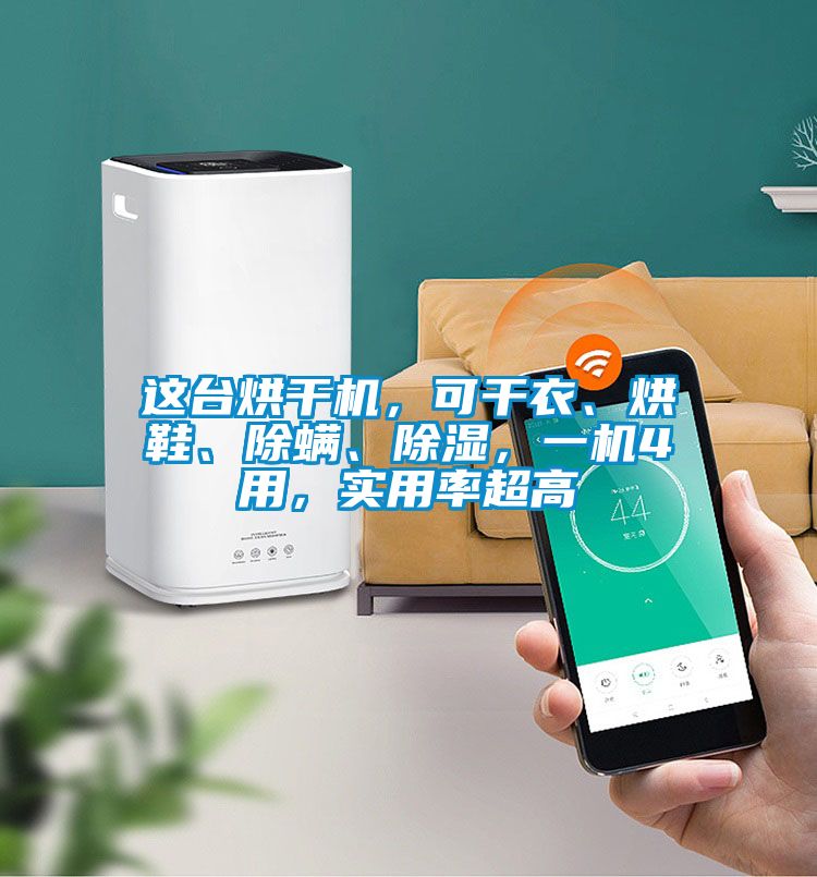 這臺烘干機，可干衣、烘鞋、除螨、除濕，一機4用，實用率超高