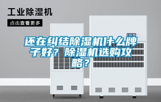 還在糾結除濕機什么牌子好？除濕機選購攻略？