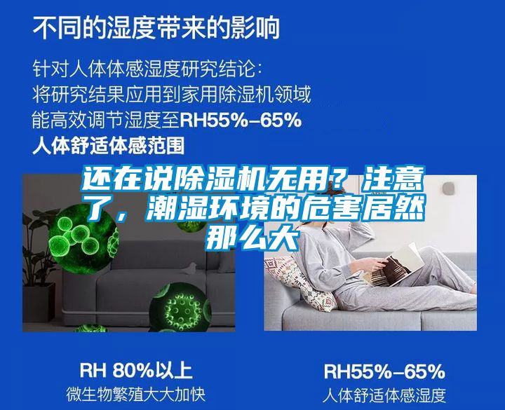 還在說除濕機無用？注意了，潮濕環境的危害居然那么大