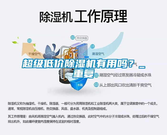 超級低價除濕機有用嗎？_重復