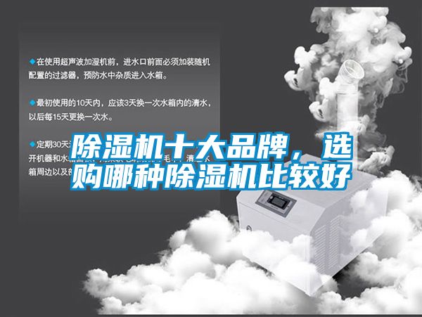 除濕機十大品牌，選購哪種除濕機比較好