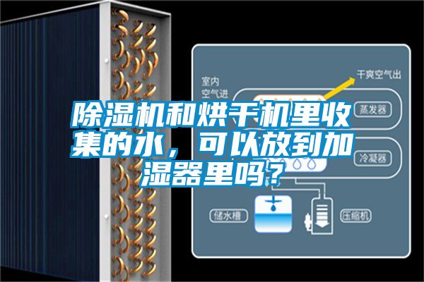 除濕機和烘干機里收集的水，可以放到加濕器里嗎？