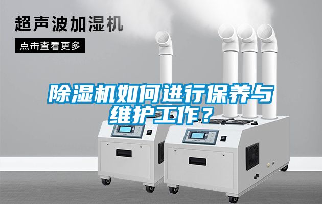 除濕機如何進行保養與維護工作？