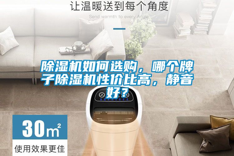 除濕機如何選購，哪個牌子除濕機性價比高，靜音好？