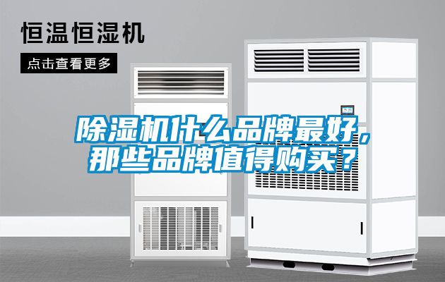 除濕機什么品牌最好，那些品牌值得購買？